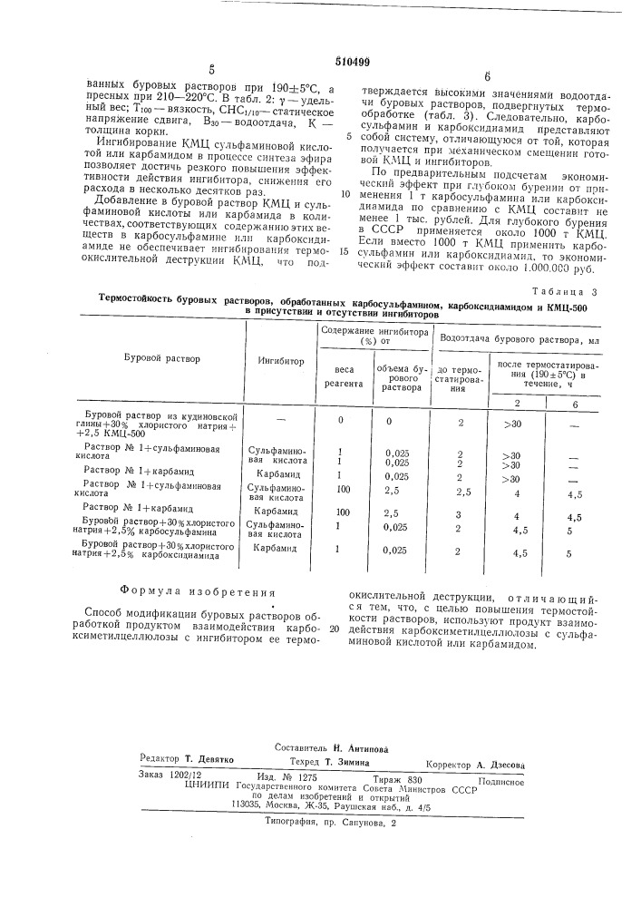 Способ модификации буровых растворов (патент 510499)