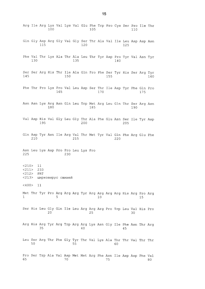 Комбинированная вакцина pcv/mycoplasma hyopneumoniae (патент 2615443)