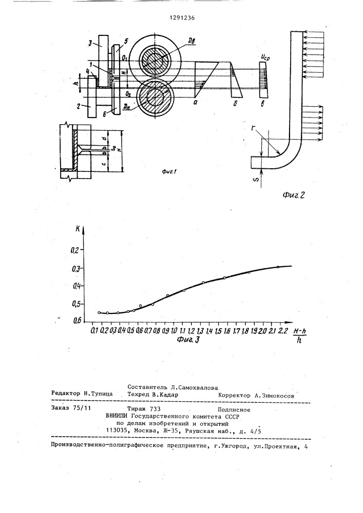 Способ изготовления несимметричных гнутых профилей (патент 1291236)