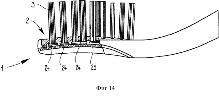 Зубная щетка (варианты) и способ изготовления зубной щетки (варианты) (патент 2502454)
