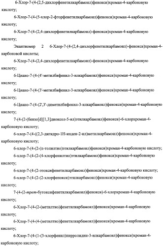 Производные феноксихроманкарбоновой кислоты, замещенные в 6-ом положении (патент 2507200)