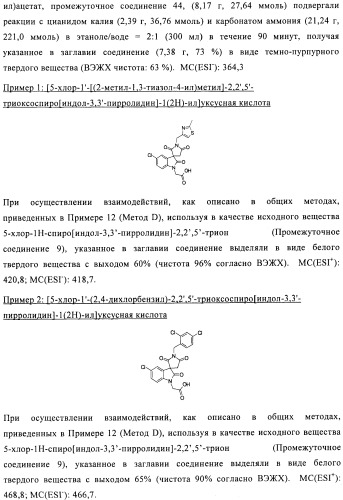 Трициклические спиро-производные в качестве модуляторов crth2 (патент 2478639)