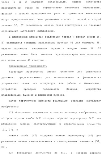 Фотодатчик документов из установленных на поверхности элементов (патент 2488169)