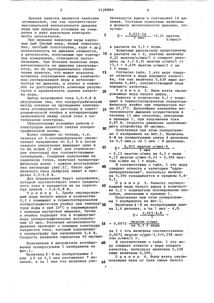 Способ оценки качества овулировавшей икры рыб (патент 1128880)