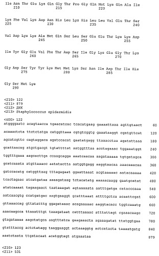 Иммуногенные композиции антигенов staphylococcus aureus (патент 2536981)