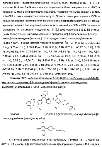 Имидазопиридиновые ингибиторы киназ (патент 2469036)