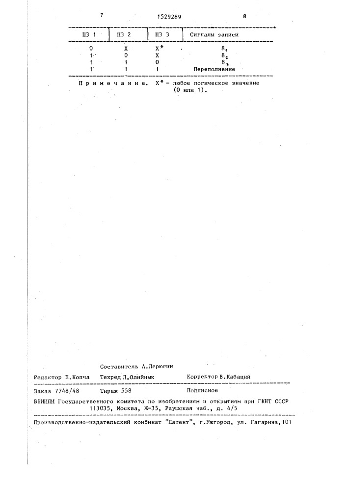 Устройство для подмены информации в постоянной памяти (патент 1529289)