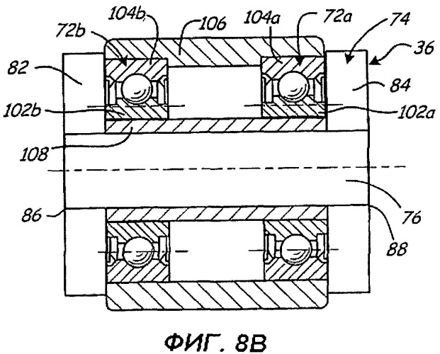 Модульная цепная стойка со стандартным подшипником (патент 2530204)