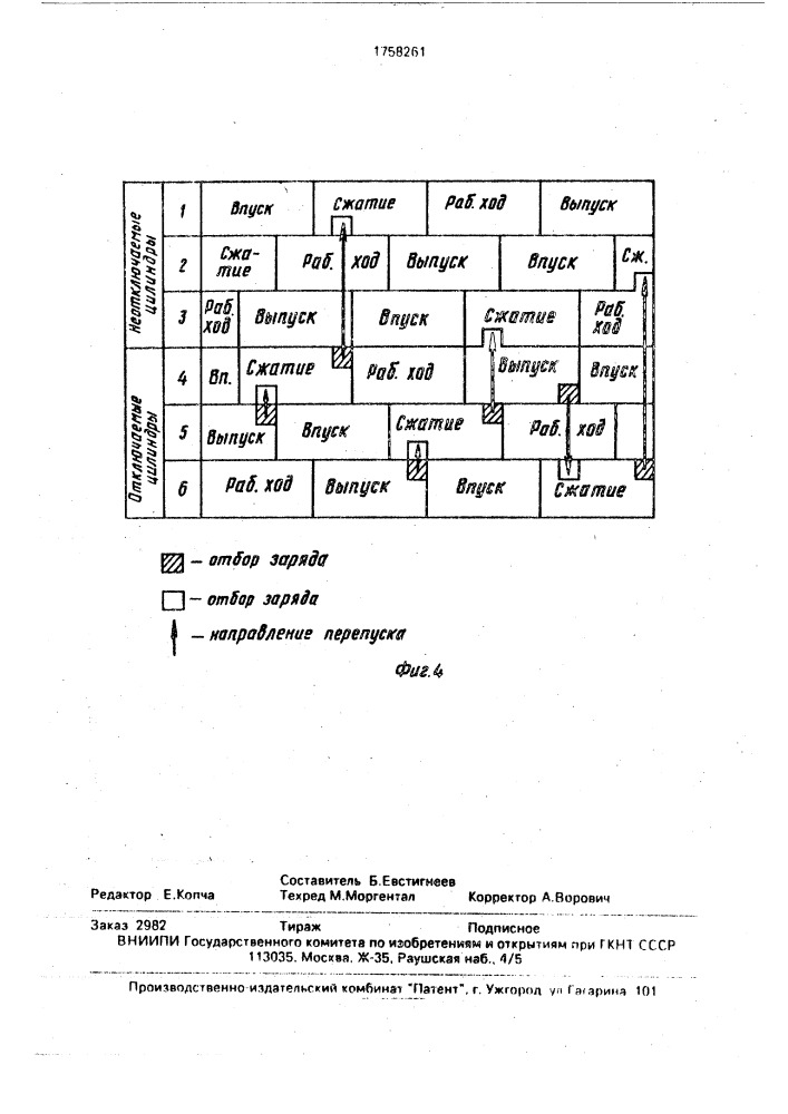 Двигатель внутреннего сгорания (патент 1758261)