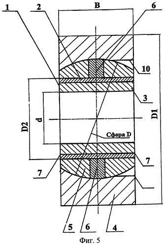 Сферический подшипник скольжения и способ изготовления сферического подшипника скольжения (патент 2347959)