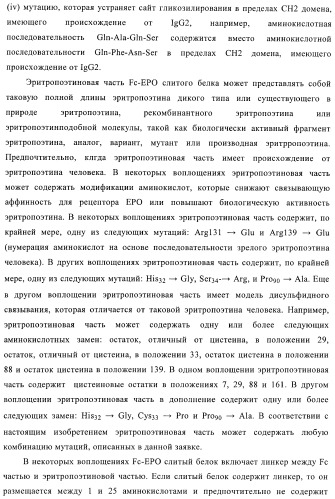 Fc-эритропоэтин слитый белок с улучшенной фармакокинетикой (патент 2370276)