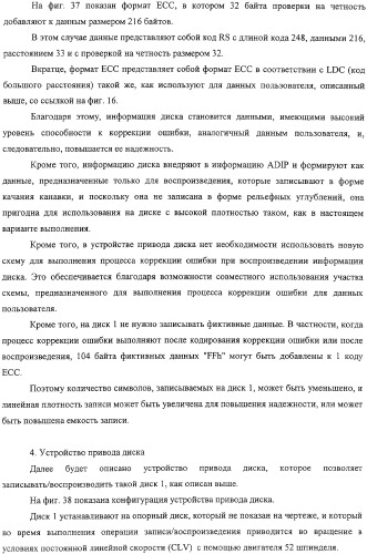 Дисковый носитель записи, способ производства дисков, устройство привода диска (патент 2316832)