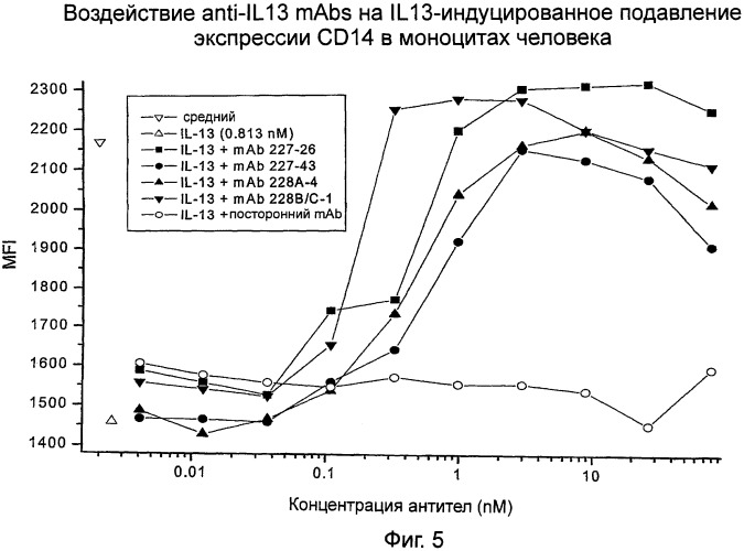 Новые анти-il 13 антитела и их использование (патент 2487887)