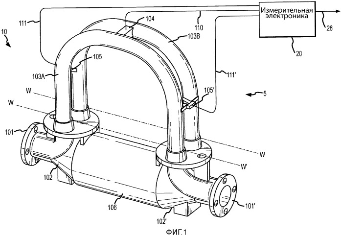 Способ и устройство для определения и компенсации изменения дифференциального смещения нуля вибрационного расходомера (патент 2500991)