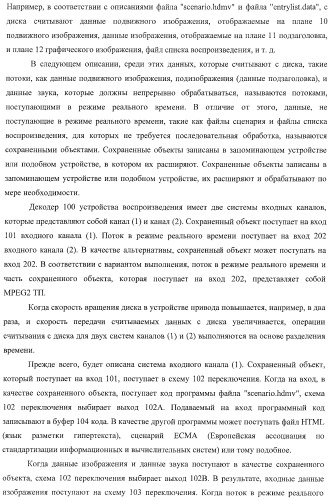 Устройство воспроизведения, способ воспроизведения, программа для воспроизведения и носитель записи (патент 2437243)