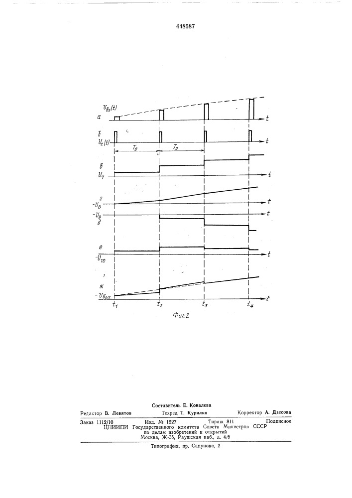 Амплитудно-импульсный демодулятор (патент 448587)