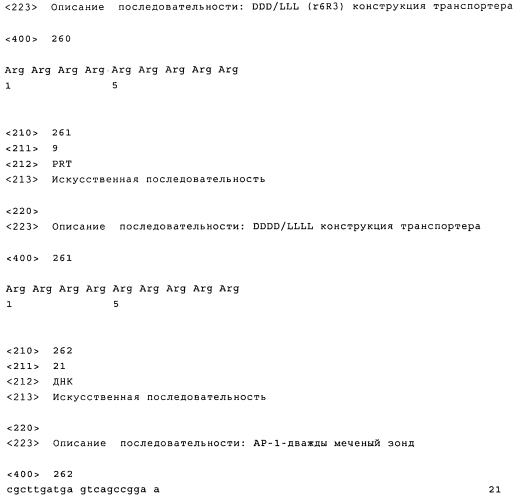 Новые конструкции транспортеров и молекулы-конъюгаты, являющиеся транспортерами карго-молекул (патент 2570632)