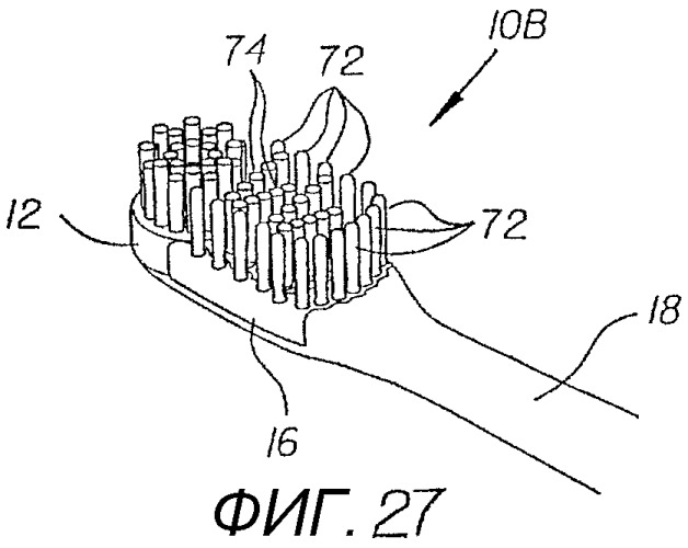 Зубная щетка, обеспечиваемая энергией (варианты) (патент 2309704)