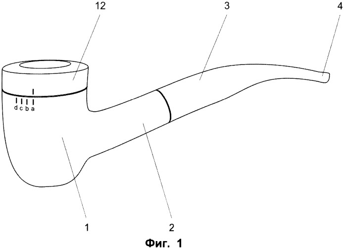 Курительная трубка чертеж