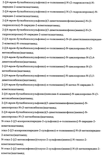 Производные сульфониламиноуксусной кислоты и их применение в качестве антагонистов рецепторов орексина (патент 2334735)