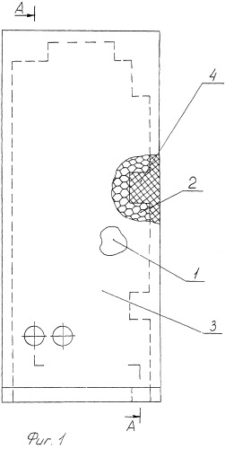 Конструкция панели сотовой (патент 2250830)