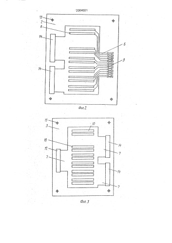 Мембранный блок резистивных элементов и способ его изготовления (патент 2004021)
