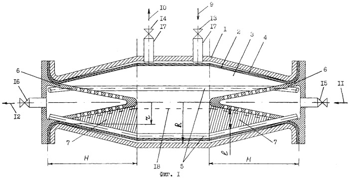 Разделительная камера устройства для гидравлического транспортирования материалов (патент 2268222)