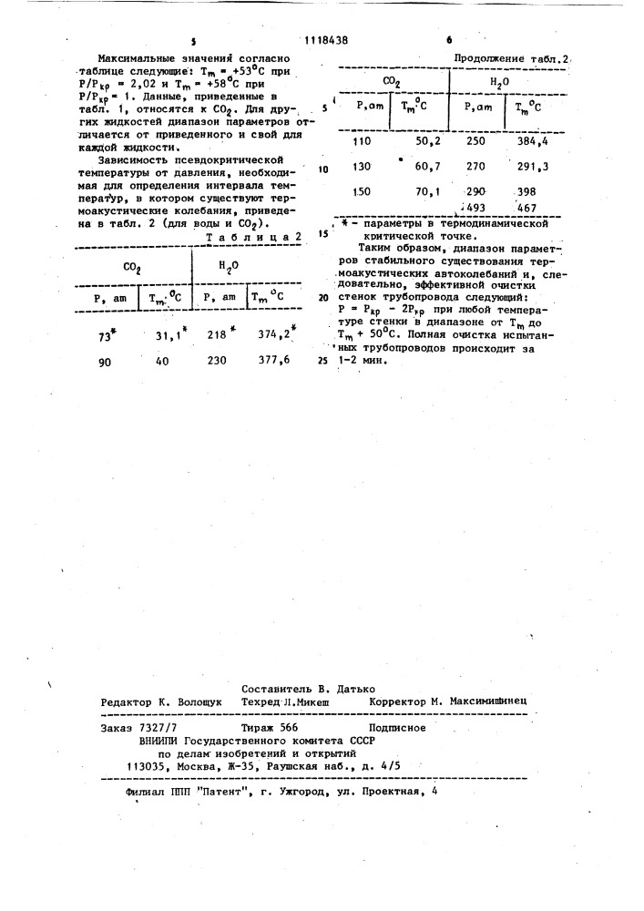 Способ очистки поверхности трубопровода высокого давления (патент 1118438)