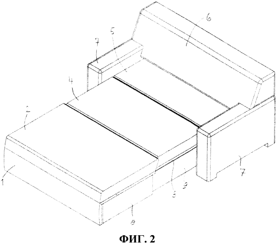 Мебель для сидения и лежания (патент 2592186)