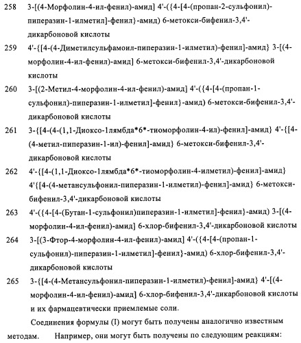 Бифенильные производные и их применение при лечении гепатита с (патент 2452729)