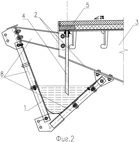 Устройство для отвода воды с проезжей части мостов (патент 2338829)