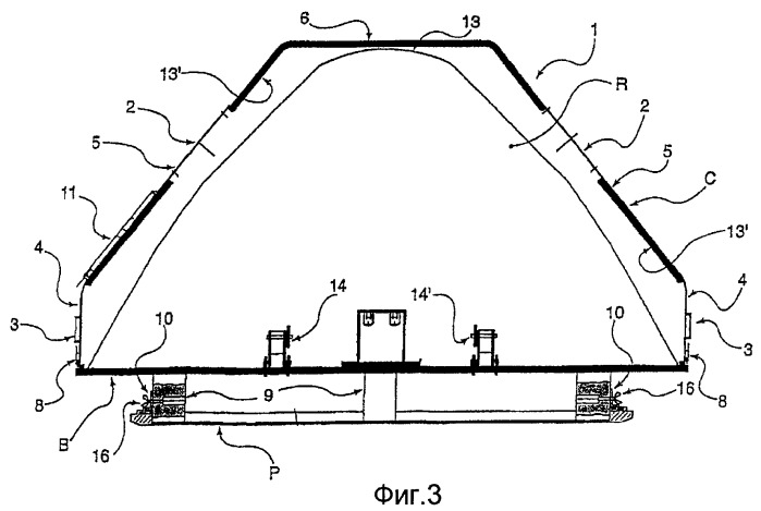 Контейнер для хранения и транспортировки обтекателя радиолокационной антенны (патент 2415064)