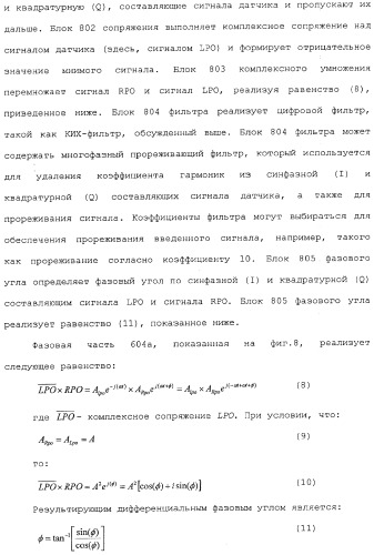 Измерительная электроника и способы для обработки сигналов датчиков для многофазного проточного материала в расходомере (патент 2371680)