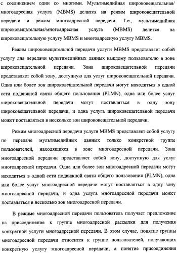 Способ передачи управляющего сигнала для данных мультимедийных широковещательных/многоадресных услуг (mbms) в системе беспроводной подвижной связи (патент 2307467)