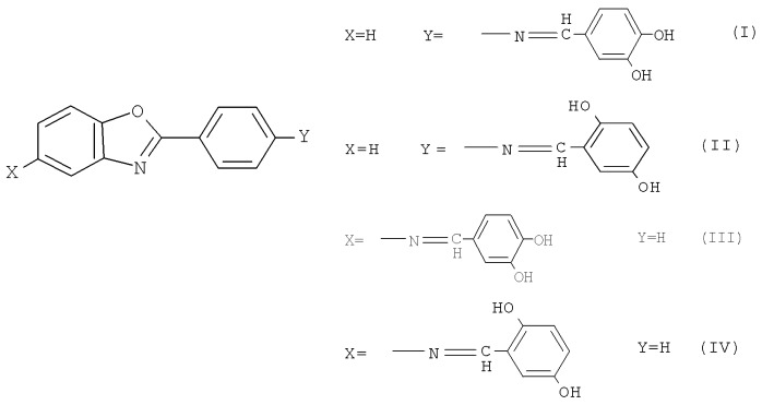 Люминесцентные азометины (патент 2455291)
