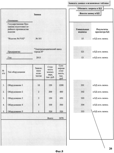 Способ ввода сведений в базу данных и устройство для его осуществления (патент 2569565)