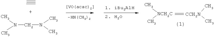 Способ получения n1,n1,n4,n4-тетраметил-2-бутен-1,4-диамина (патент 2440329)