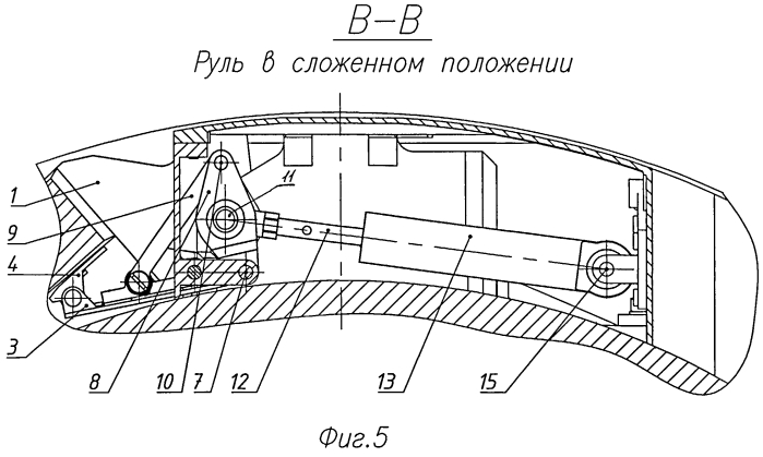 Раскрываемый руль ракеты (патент 2568974)