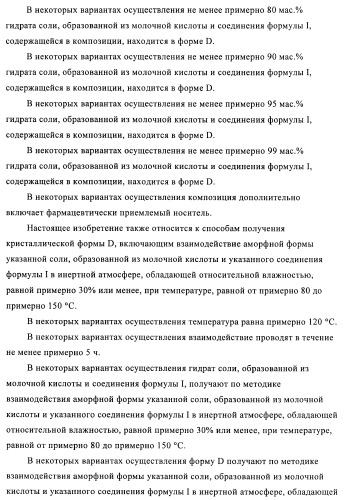 Кристаллические и другие формы солей, образованных из молочной кислоты и 4-амино-5-фтор-3-[6-(4-метилпиперазин-1-ил)-1н-бензимидазол-2-ил]-1н-хинолин-2-она (патент 2425041)