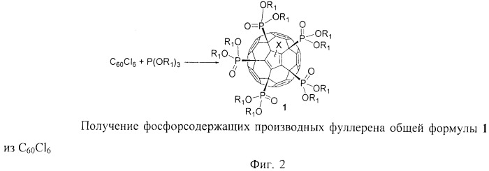 Фосфорсодержащие производные фуллерена c60 и способ их получения (патент 2509083)