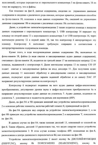 Устройство записи/воспроизведения и относящийся к нему способ управления отображаемыми на дисплее данными (патент 2347285)