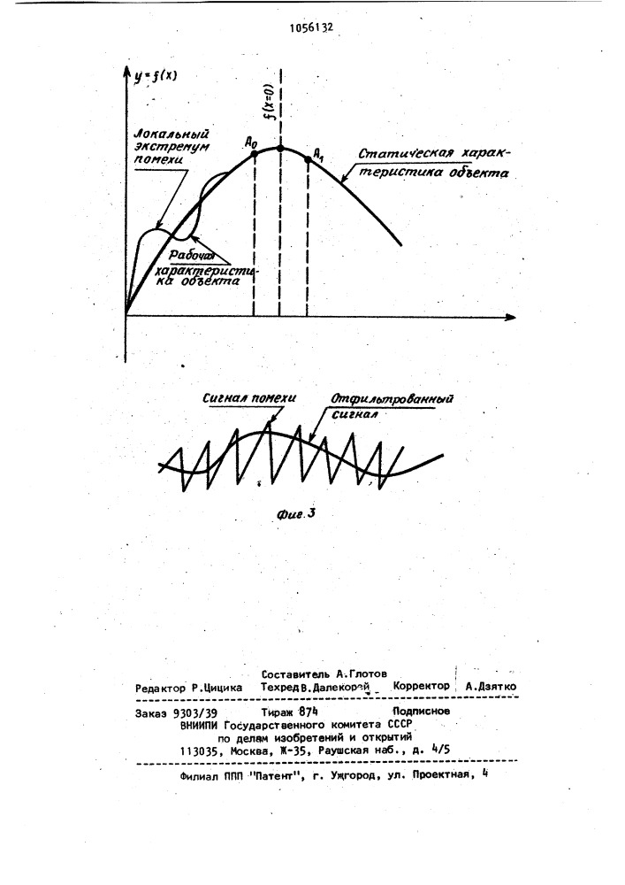 Система экстремального регулирования (патент 1056132)