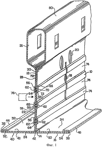 Каркасный элемент для подвесного потолка и способ его изготовления (патент 2492300)