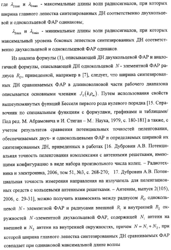 Высоконаправленная кольцевая фазированная антенная решетка (патент 2310956)