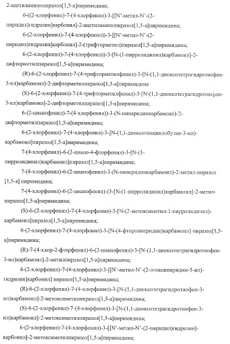 Производное пиразол[1,5-a]пиримидина (патент 2390523)