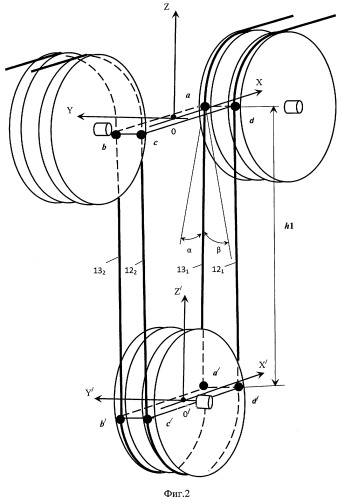 Устройство для измерения углов наклона канатов при сдвоенном полиспасте (патент 2431596)