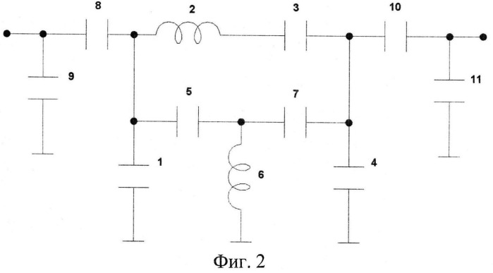 Узкополосный lc-фильтр (патент 2536392)