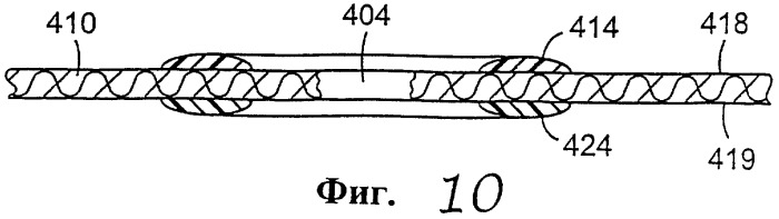 Способы изготовления композитных тканей с упрочняющими дискретными полимерными областями (варианты) (патент 2303525)