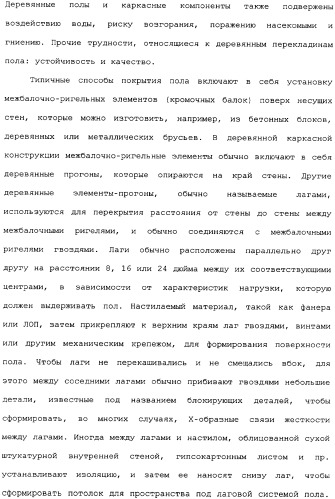 Невозгораемые усиленные, легковесные панели на вяжущем веществе и металлокаркасная система для покрытия пола (патент 2358077)