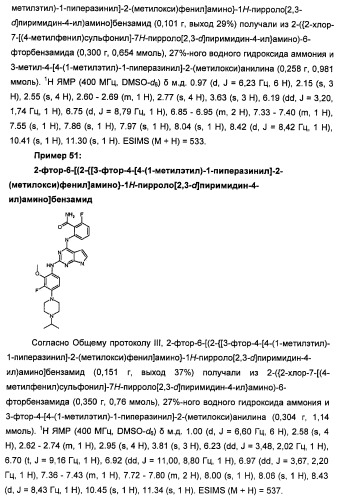 Производные 2-[(2-(фениламино)-1н-пирроло[2,3-d]пиримидин-4-ил)амино]бензамида в качестве ингибиторов igf-1r для лечения рака (патент 2472797)